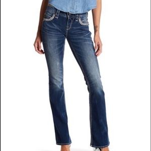 Rock Revival Embellished Denim Bootcut Jeans 30